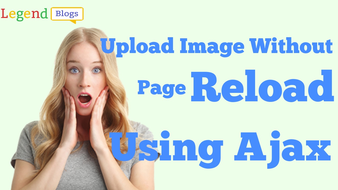 Upload Image without page Re-load