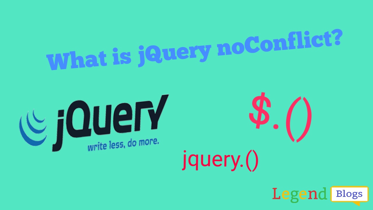 What is jQuery noConflict?