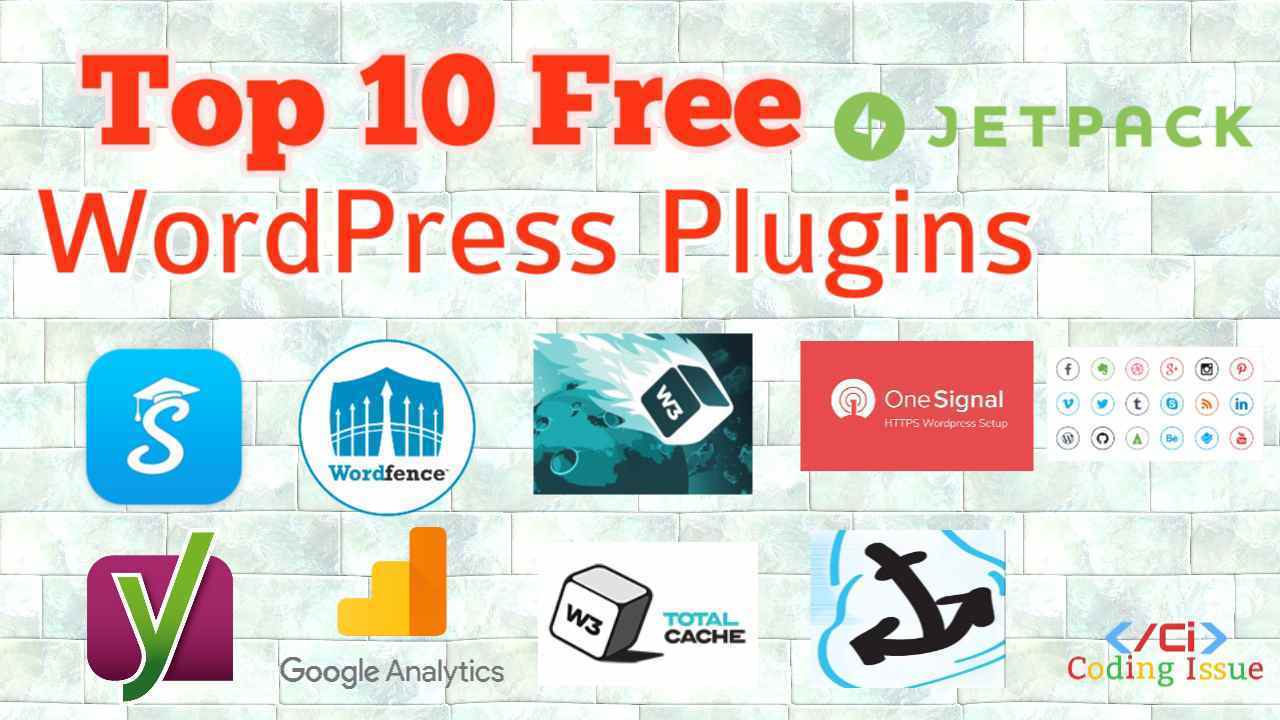Top 10 free WordPress plugins for bloggers